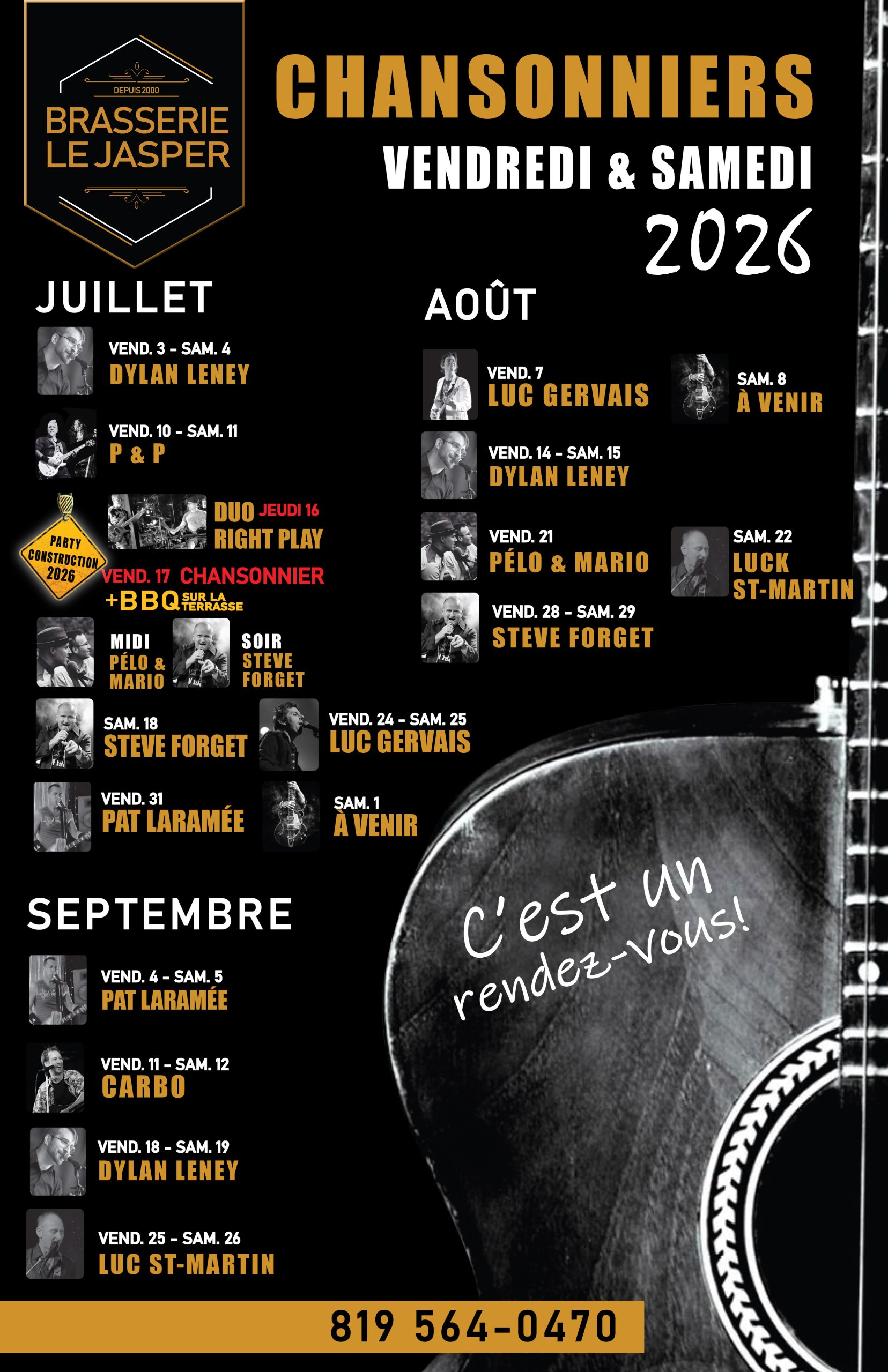 Chansonniers Brasserie Le Jasper